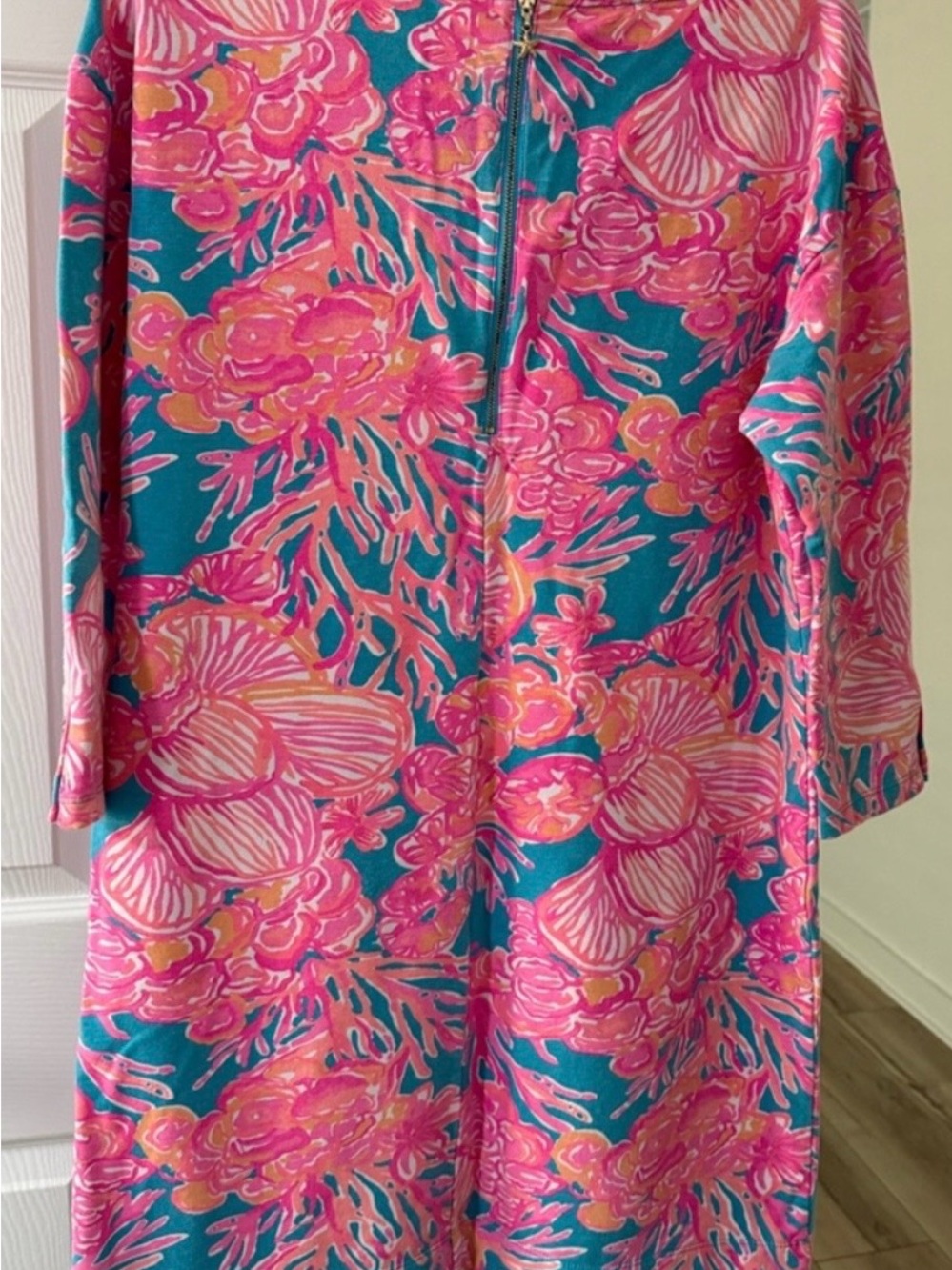 Lilly Pulitzer Vibrant Pink and Teal Dress